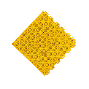 Piastrelle Sportive Incastrabili in Plastica PP di Alta Qualità 34x34x1.6cm Facile Installazione Pavimento per Campi da Basket all'Aperto/Scuole - Product Image 6