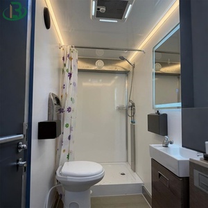 Toilettes portables de luxe modernes <span class=keywords><strong>avec</strong></span> structure en tôle galvanisée et installation facile - Product Image 3