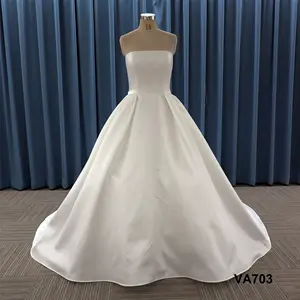 Бальное платье с пуговицами и петлями, бальное платье невесты с плоской горловиной mikado