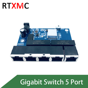Base 1000M Commutateur de fibre réseau 5 ports Oem Odm <span class=keywords><strong>Mini</strong></span> utilisation de bureau pour ordinateur Commutateur de réseau à fibre optique Gigabit Ethernet 5 ports - Product Image 5