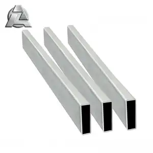 customized and standard size flat 1 x 4 aluminum rectangular tube