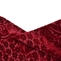 Tissu uni en velours personnalisé de haute qualité avec motif pour textile de maison