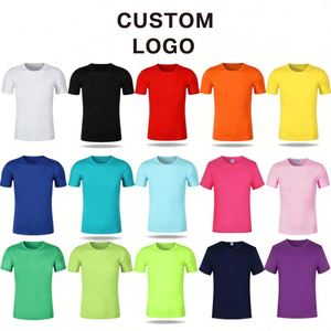 เสื้อยืดดรายฟิต โพลีเอสเตอร์ 100% เสื้อยืดเปล่าสำหรับสกรีนโลโก้ เสื้อยืดพิมพ์ลายโลโก้ตามสั่ง เสื้อยืดผู้ชาย เสื้อยืดเรียบสำหรับผู้ชาย - Product Image 1