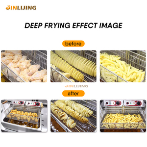 JINLIJING Équipement de cuisine personnalisé, remorque alimentaire, camion de restauration rapide mobile, remorque à hamburgers, friteuse électrique commerciale - Product Image 3