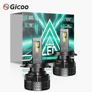 Ampoules de phares LED Canbus GICOO K13P 240W 12V haute puissance 30000lm H13 H4 H7 H11 9005 9006 9012, ampoules antibrouillard auto 6000K - Product Image 1