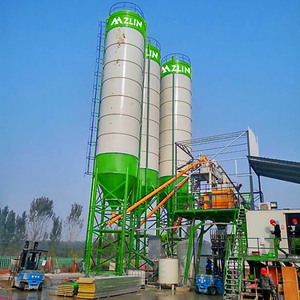 โรงงานผสมคอนกรีตไฟฟ้าคุณภาพสูง Hzs 50 พร้อมส่วนประกอบหลัก PLC กำลังไฟ 100KW รับประกัน 1 ปี - Product Image 6