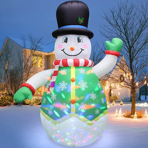 <span class=keywords><strong>Château</strong></span> gonflable de Noël en gros pour les fêtes, décoration de Noël, décoration de Noël pour la cour, la pelouse, la nuit de Noël, gonflable de Noël - Product Image 4
