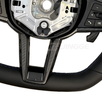 Volant sport en cuir CS pour BMW G30 G04 G07 G87 F30 G80 M4 G82 X3 X4 X5 X6 G06 G11 G12 G20 Z4 M340i : Améliorez votre véhicule avec un nouveau volant