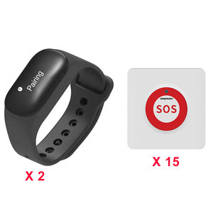 JIANTAO Đồng Hồ Đeo Tay Nút SOS Điều Khiển Từ Xa Cầm Tay Nút SOS Hoảng Loạn Cho Người Cao Tuổi Bệnh Viện Phòng Khám - Product Image 3