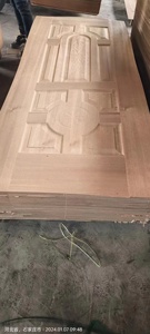 Khuôn ép Veneer HDF cửa da 3mm 4mm 5mm giấy melamine/Veneer tự nhiên/da cửa mồi trắng để trang trí nhà - Product Image 2