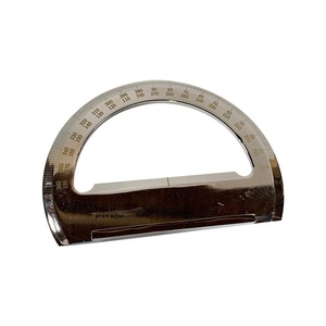 Goniometro di precisione ISURE Silver TJ1 in ottone massiccio 0-180° 180-360° per cartografia nautica, <span class=keywords><strong>accessori</strong></span> per navi e imbarcazioni - Product Image 5