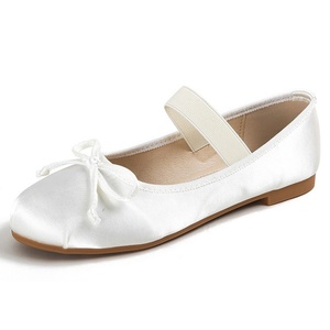 Zapatos de Ballet de Terciopelo con Bordado de Cinta para Mujer, MIU 2026, Diseño de Lujo, Punta Redonda, Planos, Personalizados - Product Image 6