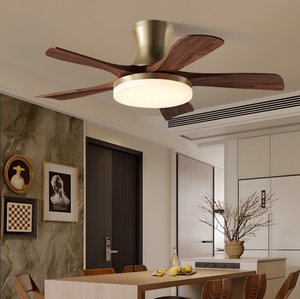 <span class=keywords><strong>Ventilador</strong></span> <span class=keywords><strong>de</strong></span> <span class=keywords><strong>Techo</strong></span> Retro con Luz en Madera <span class=keywords><strong>de</strong></span> Nogal Antiguo y Madera Maciza, Iluminación <span class=keywords><strong>de</strong></span> Espectro Completo para Comedor/Dormitorio/Estudio - Product Image 2