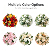 Realistische Künstliche Seidenblumen-Tischdekoration für Hochzeiten, Bankette und Empfänge