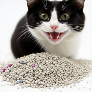 Dongnai PETS Factory Supplies 20kg Litière pour Chat Bonne Agglutination Parfum Lavande Composé de Sable Fibre de Carbone Activée Amidon de Maïs - Product Image 1