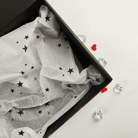Emballage cadeau papier de soie soie couleur paillettes noir et mince doux couleur unie rose or léopard rose uni pour savon wrap