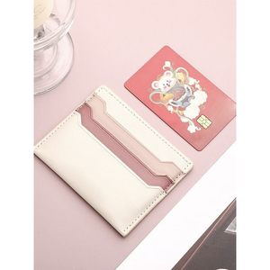 Nuovo Design <span class=keywords><strong>Portacarte</strong></span> in Pelle PU con Logo Personalizzato, Portamonete Sottile di Lusso, Portafoglio da Donna con <span class=keywords><strong>Clip</strong></span> 2024, Piccolo Formato per Donne - Product Image 3