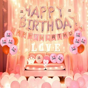 Set di palloncini Unisex transfrontalieri per bambini Unisex per adulti in lamina stampata per la decorazione della festa di <span class=keywords><strong>compleanno</strong></span> di <span class=keywords><strong>un</strong></span> <span class=keywords><strong>anno</strong></span> - Product Image 5