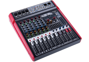 Console de mixage audio numérique portable 6, 8, 12, 16 canaux avec interface audio USB, égaliseur 7 bandes, table de mixage stéréo pour diffusion en direct et scène - Product Image 5