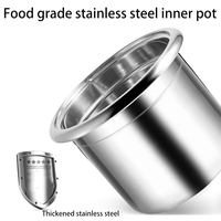 Panci Rebus Listrik Stainless Steel Rumah Tangga Grosir, Penjualan Langsung Pabrik, Panci Rebus Sup dan Bubur