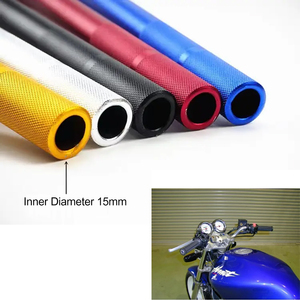 Aluminum <strong>Handlebar</strong> For 7-8 Inch Motocross Road Motorcycle 22MM Universal Sheet Metal Processing Dirt Pit Bike Champagne Gold - Product Image 6