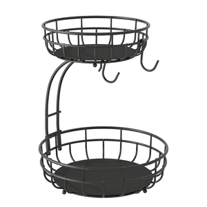 Cestello in metallo impilabile <span class=keywords><strong>di</strong></span> alta qualità con rivestimento a polvere per <span class=keywords><strong>frutta</strong></span>, verdura e articoli da toeletta. - Product Image 6