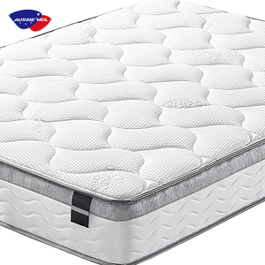 Matelas AUSSIE pleine épaisseur, le <span class=keywords><strong>meilleur</strong></span> matelas en mousse à mémoire de forme <span class=keywords><strong>hybride</strong></span> à ressorts en gel, fabriqué en usine, enroulé dans une boîte, pour un sommeil réparateur, taille king, double - Product Image 3