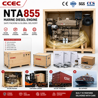 Moteur diesel marin SCDC CCEC Cummis NTA855-M400 400 ch 1800 tr/min 6 cylindres 4 temps turbocompressé pour propulsion de bateau