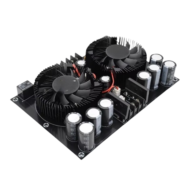 2X100W 2.0 Channels High Power Amplifiers Board Class-AB Hifi Digital Amp With Colling Fan100W TDA7293 Audio Amplifier.......