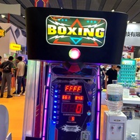 Mini machine de jeu de boxe à monnayeur, musicale, pour enfants, avec distributeur de cola et de prix, machine de divertissement de rue, machine de frappe, version anglaise