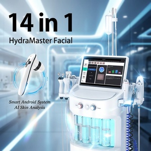 HydraMaster Professional Hydra Beauty Machine with AI Facial Skin Analyzer Microdermabrasion Oxygen Bubble Red Light Ultrasound