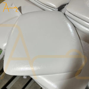 เบาะรองนั่งฟองน้ำหนัง PU สีขาวสำหรับโรงแรมงานแต่งงานงานปาร์ตี้หมอนอิงอะคริลิค chiavari - Product Image 1