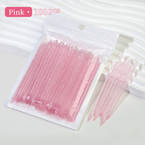 Productos de Belleza en Oferta, 100 Piezas de Palitos de Cristal de Doble Punta para Recoger Piedras de Uñas, Removedor de Cutículas para el Cuidado Personal de las Uñas - Product Image 1