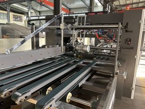 Automatic Corrugated <strong>Box</strong> <strong>Folder</strong> Gluer / Carton <strong>Box</strong> Folding Gluing Machine - Product Image 3