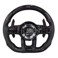 Volant en fibre de carbone LED YZ pour Mercedes-Benz AMG A35 A45 E53 E63 G63 G500 G55 W223 W176 E350 E400 E43 E55 E63S W211 W212