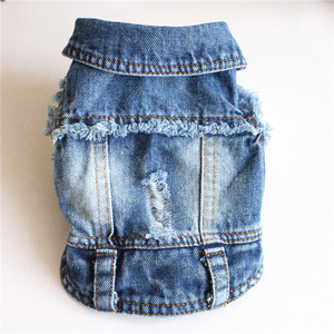 Bichon colete de peluches para cachorros, roupas de luxo em denim - Product Image 5