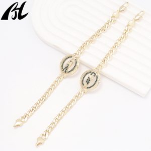 Pulsera Religiosa de San Judas Chapada en Oro de 14K al por Mayor, Joyería Cristiana de Oro, Dijes de la Santa Muerte y Colgantes de Moda - Product Image 3