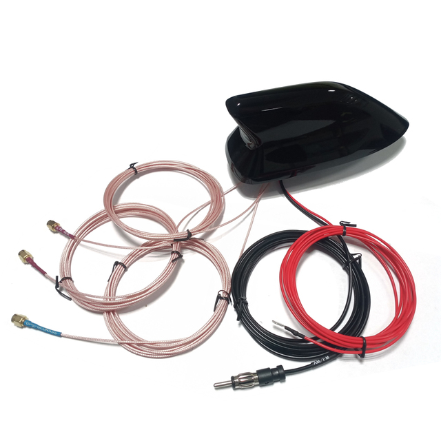 JCM072 Shark Fin GPS Antenna 4G LTE MIMO Antenna FM/AM Combination Car Aerial Antenna