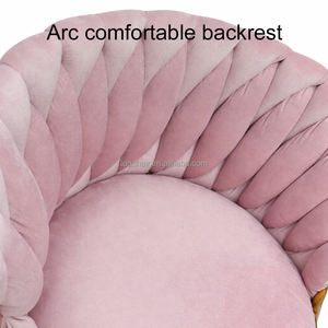 Silla TUQ Elegante Más Vendida, 26 cm <span class=keywords><strong>de</strong></span> Alto, Tapizada en Terciopelo, Plegable, Ligera, con Asiento Acolchado y Estructura <span class=keywords><strong>de</strong></span> Metal Dorado - Product Image 4