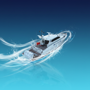 Yacht di Lusso Sportivo in Alluminio da 56 Piedi (17,18m) ODM OEM, Saldato, ad Alta Velocità, con Console Centrale, Pavimento Lucidato e Ampia Cabina - Product Image 1