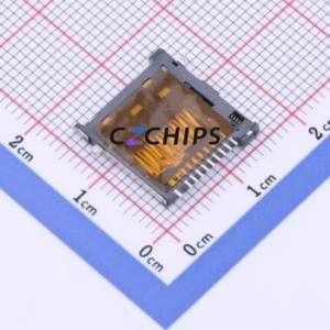 HYCW142-TF10-160B SD Card / Memory Card Connector Through hole Connector Self-Return Type MicroSD Card TF Card Card Holder With - Product Image 2