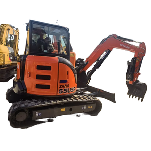 Mini-excavatrice Hitachi ZX55, idéale pour les travaux municipaux, la rénovation agricole, excavatrice d'occasion de haute qualité - Product Image 1