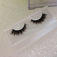 Faux cils en bande, effet naturel, effilé et pointu, personnalisables avec votre logo, vente en gros, marque privée