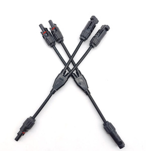 Mc4 <b>Solar</b> Cable Y Type <b>Connector</b> 30A 1000V Photovoltaic Extension Wire For <b>Solar</b> <b>Panel</b> - Product Image 1