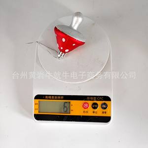 Petites décorations de Noël en forme de champignon en plastique rouge, pendentifs pour centres commerciaux, décoration de fête, festival - Product Image 3