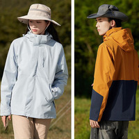 Veste de montagne pour homme de haute qualité avec logo personnalisé, veste d'hiver chaude à capuche, veste imperméable, manteau coupe-vent grande taille