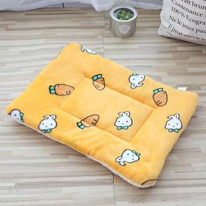 Cama Ortopédica Grande Personalizada para Mascotas, de Espuma Viscoelástica, con Almohadilla Gruesa de Felpa, Cama para Perros y Gatos, Manta de Franela para Perros con Almohadilla de Algodón - Product Image 1