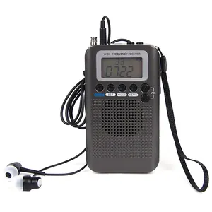Toptan kendi marka taşınabilir radyo tarafından şarj edilebilir pil ses Loud temizle dijital hava bandı Vhf radyo uyku zamanlayıcı fonksiyonu ile