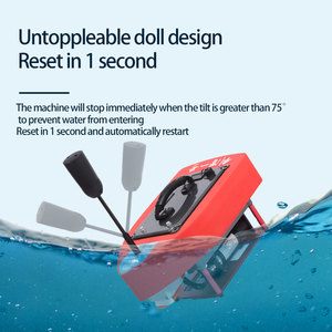 Preto portátil mergulho ventilador <span class=keywords><strong>compressor</strong></span> ar respiração equipamentos esportes aquáticos flutuando engrenagem profunda aparelho de respiração natação - Product Image 3