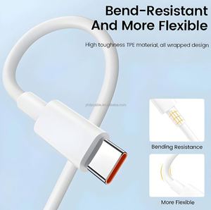 สายชาร์จเร็ว Quick Charge 6A USB-C สำหรับ Samsung S20 S21 สายหุ้ม TPE ป้องกันสัญญาณรบกวนด้วยฟอยล์ สายดาต้าโทรศัพท์มือถือแบบ Type-C - Product Image 3